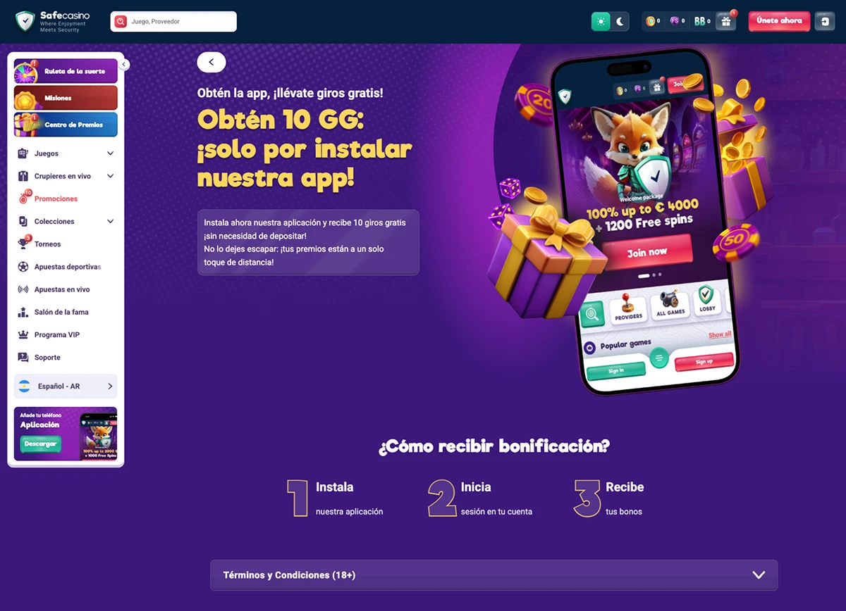 Safe Casino Casino móvil Safe Casino Casino móvil